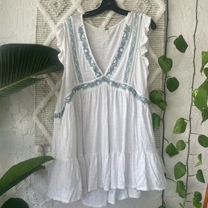 Free People Embroidered Dress